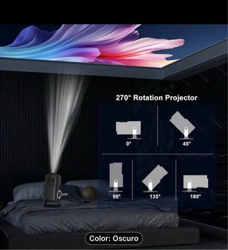 Proyector LED Mini HY320 Negro
