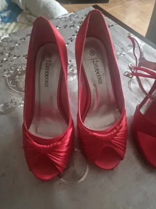 Lote Zapatos J.J. HERMANOS Talla 37 Rojos