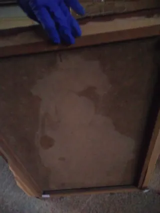 Cuadro Antiguo Óleo Retrato Niña