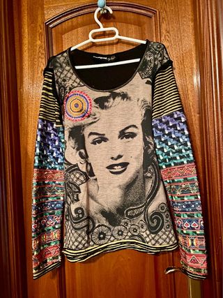 Camiseta Desigual Marilyn Monroe Talla M