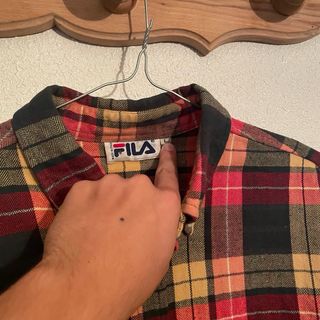 Camisa Fila cuadros vintage Talla M/L