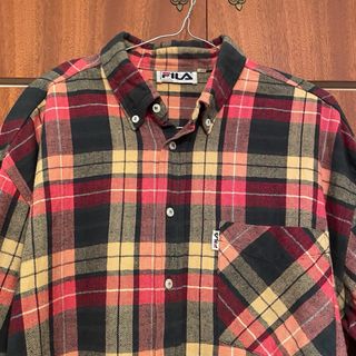 Camisa Fila cuadros vintage Talla M/L