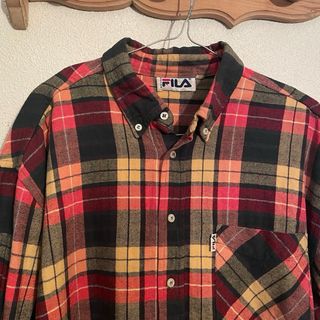 Camisa Fila cuadros vintage Talla M/L