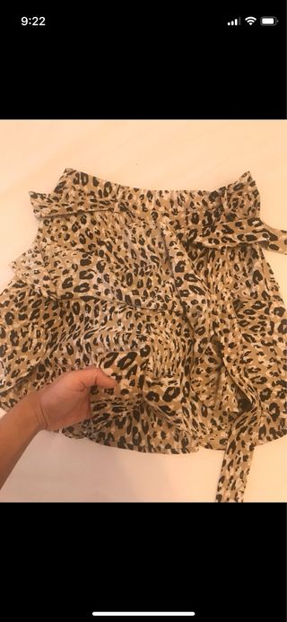 Falda pantalón con estampado