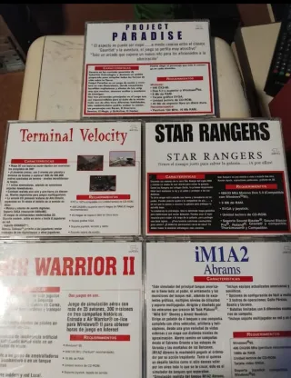 Lote 5 Juegos clásicos pc