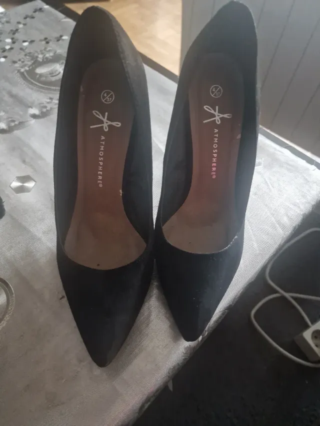 Lote de 2 zapatos de tacón negros
