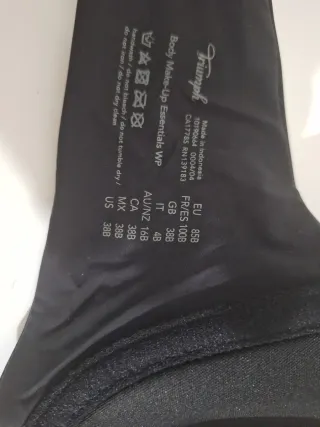 Sujetador SIN USAR NEGRO  nuevo