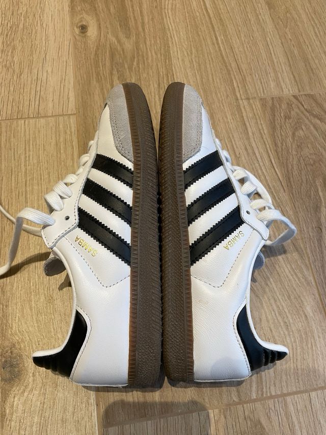 Zapatillas Adidas Samba OG Gris Blanco