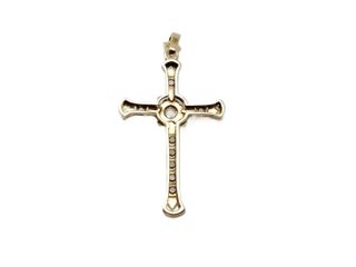 Cruz de Oro 18 Kt. 1.5 gr. de segunda mano