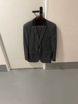 Traje Zara Gris Hombre
