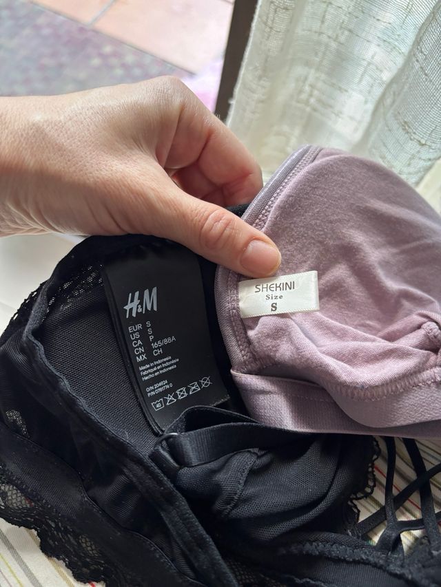 2 Sujetadores tipo top Talla S