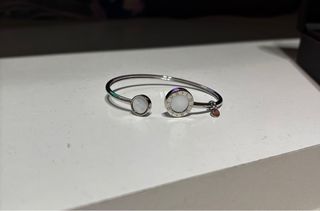 Pulsera Lotus Mujer Plata y Nácar