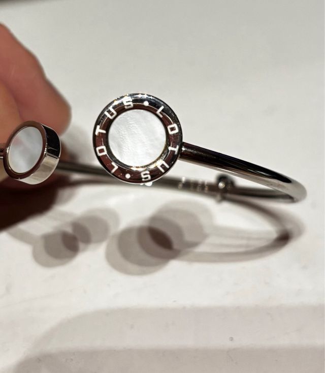 Pulsera Lotus Mujer Plata y Nácar