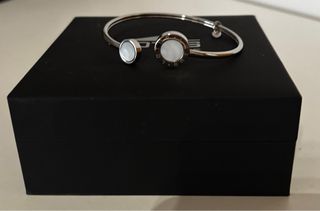Pulsera Lotus Mujer Plata y Nácar