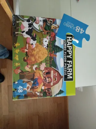 Puzzle Granja Feliz 48 Piezas Jumbo