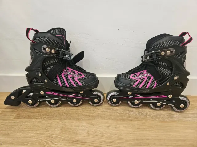 Patines en línea extensibles con luces 29-32 talla