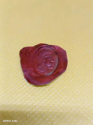 Anillo Intaglio Medieval Negro y Dorado