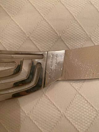 Cinturón Versace Plata