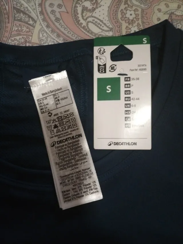 Camiseta deportiva Domyos azul marino Talla S