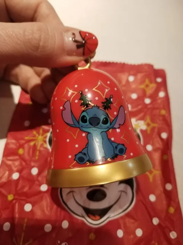 Campanella Disney Stitch Rossa