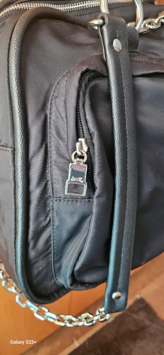 Bolso Bimba y Lola Negro y Plateado