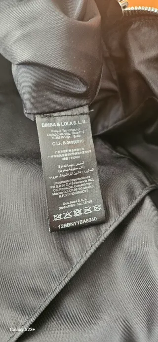 Bolso Bimba y Lola Negro y Plateado