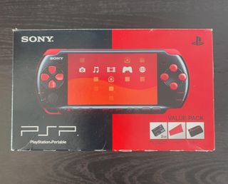 PSP 3000 Sony Value Pack Negro/Rojo