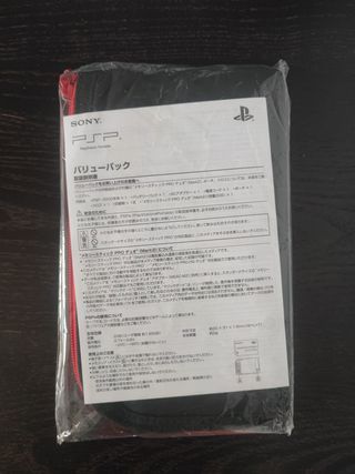 PSP 3000 Sony Value Pack Negro/Rojo