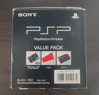 PSP 3000 Sony Value Pack Negro/Rojo