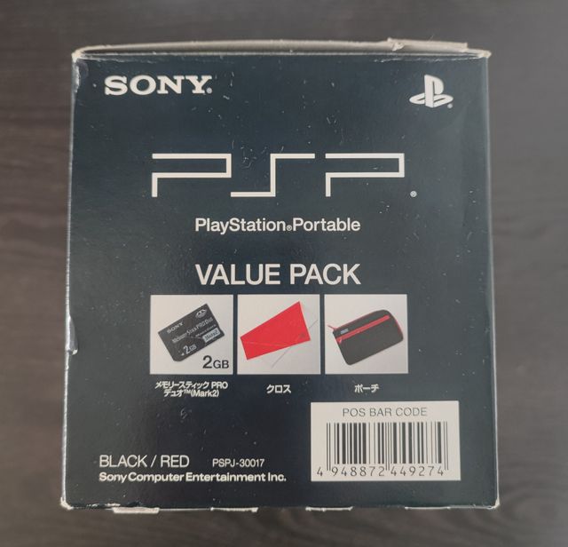 PSP 3000 Sony Value Pack Negro/Rojo
