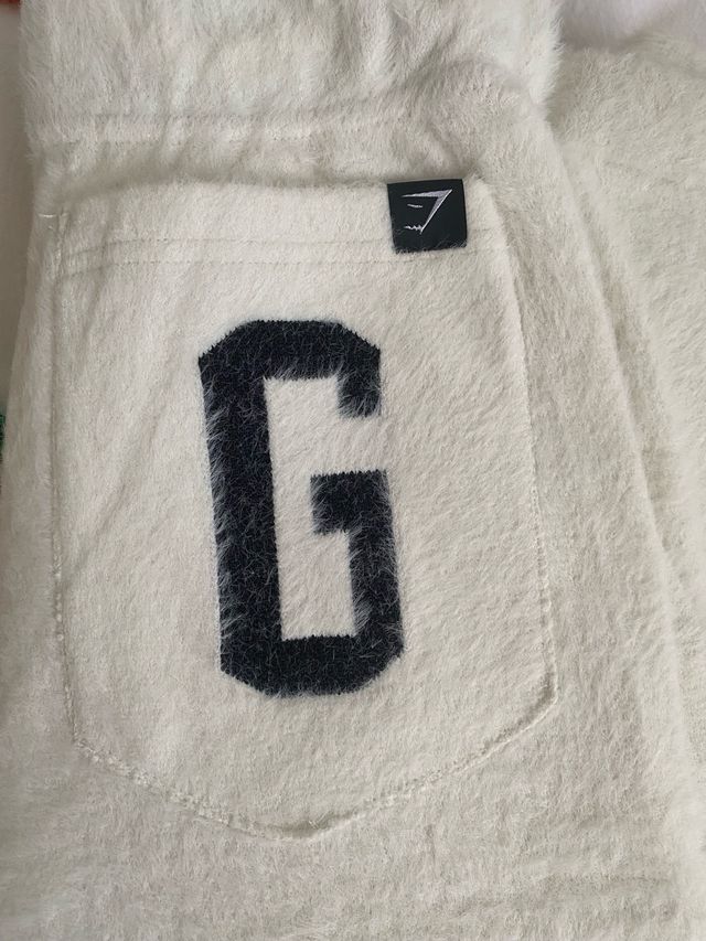 Pantalón pelito Gymshark blanco