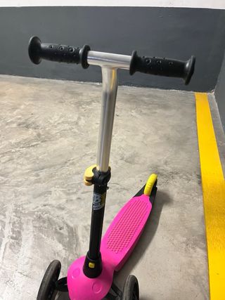 Patín infantil 3 ruedas rosa