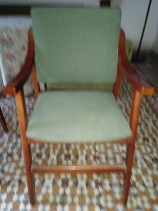 Sofá y 2 sillones verde