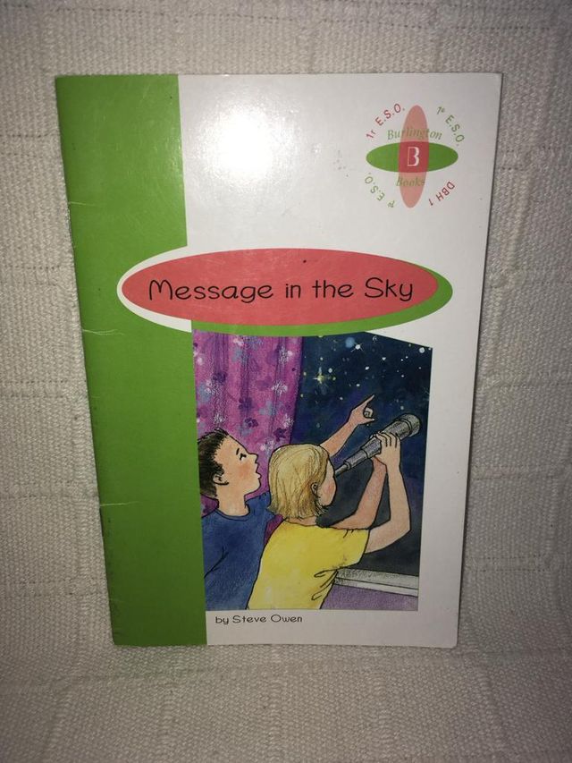 Libro de lectura "Message in the Sky"