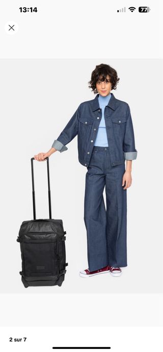 Maleta Eastpak TRANVERZ CNNCT S Negra