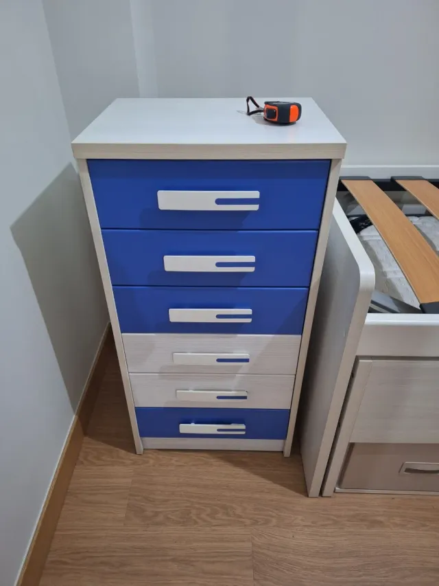 Sinforier infantil azul y blanco