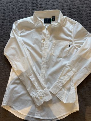 Camisa Dockers Blanca Manga Larga