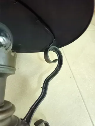 Lámpara-Candil Rústico Vintage de Metal envejecido