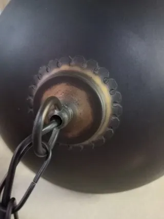 Lámpara-Candil Rústico Vintage de Metal envejecido