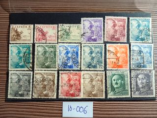 Sellos España: Cid y Franco