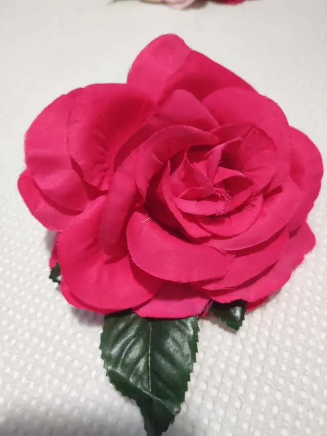 Ramillete flores rosa y pendientes flamenca