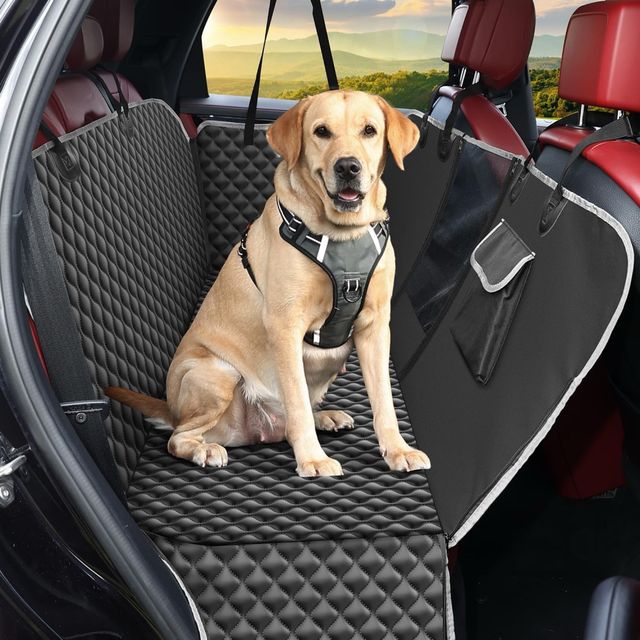 Funda Protectora Asientos Traseros Coche Perros