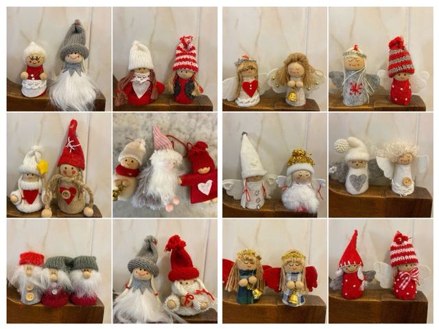 Decorazioni Natale Stoffa Lana