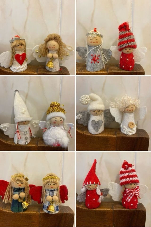 Decorazioni Natale Stoffa Lana