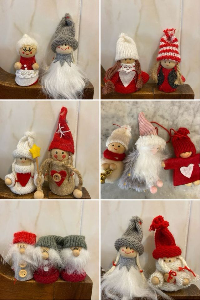 Decorazioni Natale Stoffa Lana