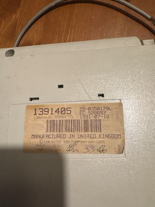 Teclado Mecánico IBM 1985 Beige/Gris