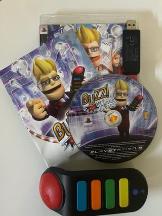 Juego Buzz El Multi Concurso PS3 + 5 Mandos y USB
