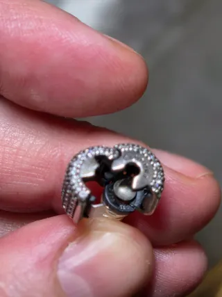 Bracciale Pandora pave 17 cm