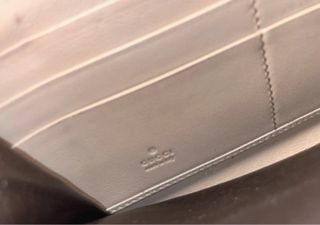 Cartera Gucci Beige GG Monogram