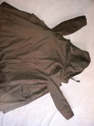 Chaqueta verde oscuro para invierno